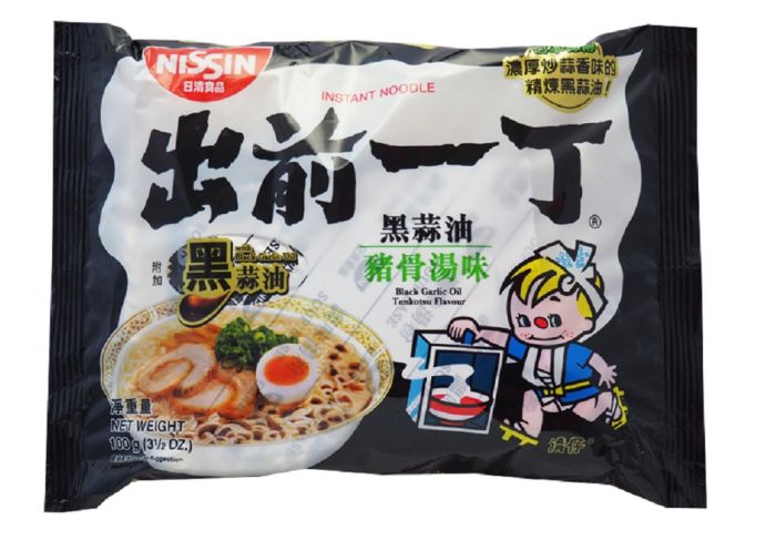 Nissin Demae Ramen Instant Noodle Black Garlic Oil Tonkotsu Flavour